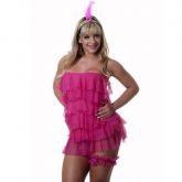 Kit Fantasia Melindrosa Sensual Love com babados em tully